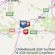 Chateau de la Bourdaisiere Map